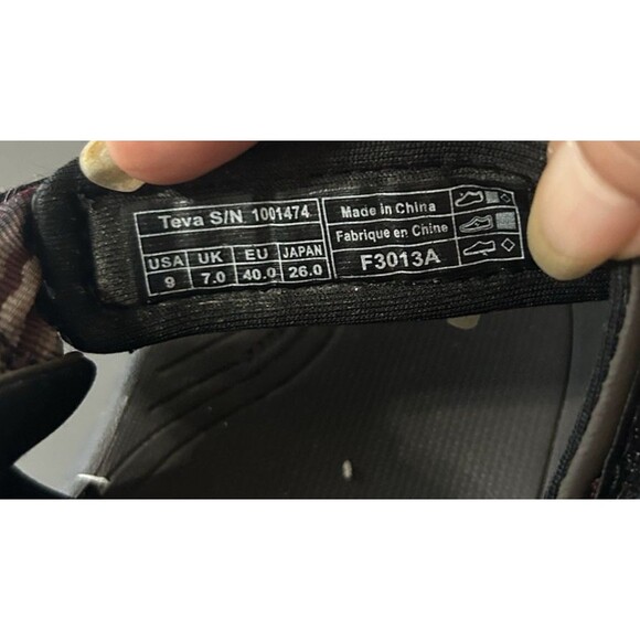 Teva Terra Fi Lite Strappy Women's Size 9 Purple Geo Water Sport Sandals 1001474 - Picture 13 of 13